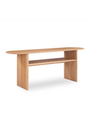 Solid Natural Oak Console Table | Novi Living Ruby | Oroatrade.com