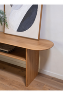 Solid Natural Oak Console Table | Novi Living Ruby | Oroatrade.com