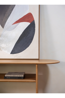 Solid Natural Oak Console Table | Novi Living Ruby | Oroa.com