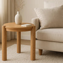 Hospitality furniture - 3-Legged Solid Oak Side Table - www.oroatrade.com