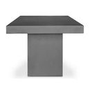 Hospitality furniture - Gray Concrete Outdoor Dining Table - www.oroatrade.com