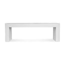 Hospitality furniture - White Concrete Outdoor Bench - www.oroatrade.com