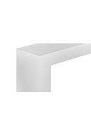White Concrete Outdoor Bench | Novi Living Lazarus | Oroa.com