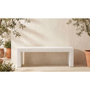 Hospitality furniture - White Concrete Outdoor Bench - www.oroatrade.com