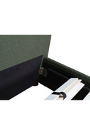 Hospitality furniture - Green Tall Headboard King Bed - www.oroatrade.com