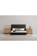 Hospitality furniture - Green Tall Headboard King Bed - www.oroatrade.com