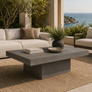Hospitality furniture - Gray Concrete Outdoor Coffee Table - www.oroatrade.com