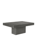 Gray Concrete Outdoor Coffee Table | Novi Living Maxima | Oroa.com