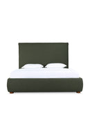 Hospitality furniture - Green Tall Headboard King Bed - www.oroatrade.com