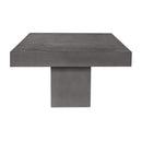 Hospitality furniture - Gray Concrete Outdoor Coffee Table - www.oroatrade.com