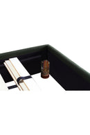Hospitality furniture - Green Tall Headboard King Bed - www.oroatrade.com