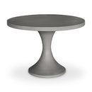 Hospitality furniture - Gray Pedestal Outdoor Dining Table - www.oroatrade.com