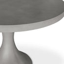 Hospitality furniture - Gray Pedestal Outdoor Dining Table - www.oroatrade.com