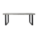 Hospitality furniture - Gray Cement Indoor/Outdoor Dining Table L - www.oroatrade.com