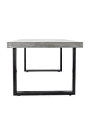 Gray Cement Indoor/Outdoor Dining Table L | Novi Living Jedrik | Oroa.com