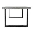 Hospitality furniture - Gray Cement Indoor/Outdoor Dining Table L - www.oroatrade.com