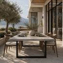 Hospitality furniture - Gray Cement Indoor/Outdoor Dining Table L - www.oroatrade.com