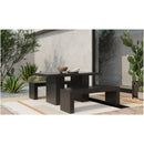Hospitality furniture - Pillar-Legged Indoor/Outdoor Dining Table - www.oroatrade.com