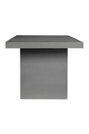 Pillar-Legged Indoor/Outdoor Dining Table | Novi Living Aurelius | Oroa.com