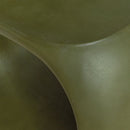 Carved Concrete Indoor/Outdoor Stool | Novi Living Albers | Oroa.com