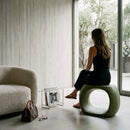 Hospitality furniture - Carved Concrete Indoor/Outdoor Stool - www.oroatrade.com