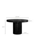 Matte Concrete Outdoor Dining Table | Novi Living Cassius | Oroa.com