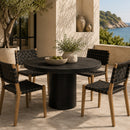 Hospitality furniture -Matte Concrete Outdoor Dining Table - www.oroatrade.com
