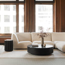 Scalloped Indoor/Outdoor Accent Table | Novi Living Taffy | Oroa.com