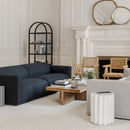 Scalloped Indoor/Outdoor Accent Table | Novi Living Taffy | Oroa.com