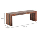 Contract furniture - Rustic Pine Dining Bench - www.oroatrade.com