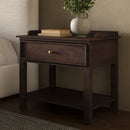 Brown Mango Wood Nightstand | Novi Living Maeve