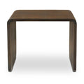 C-Shape Solid Wood Side Table | Novi Living Carrie
