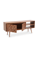 Contract furniture - Natural Sheesham Media Cabinet - www.oroatrade.com