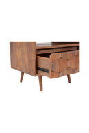 Contract furniture - Natural Wood Nightstand - www.oroatrade.com