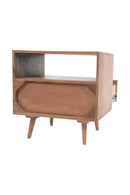 Contract furniture - Natural Wood Nightstand - www.oroatrade.com