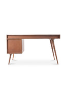 Sheesham Wood 2-Drawer Desk | Novi Living O2 | Oroa.com