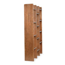 Solid Acacia 12-Shelf Bookcase | Novi Living Orson