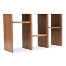 Solid Acacia 12-Shelf Bookcase | Novi Living Orson