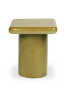 Green Lacquered Square Side Table | Novi Living Daisy | Oroatrade.com