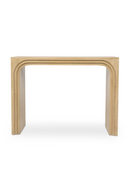 Solid Oak Arched Console Table | Novi Living Berkley | Oroatrade.com