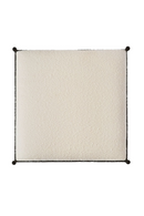 Iron Framed Cream Stool | Novi Living Agne | Oroatrade.com