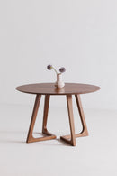 Hospitality furniture - Sculptural Base Round Dining Table - www.oroatrade.com