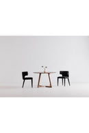 Hospitality furniture - Sculptural Base Round Dining Table - www.oroatrade.com