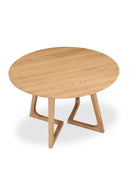 Contract furniture - Natural Oak Round Dining Table - www.oroatrade.com