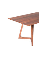 Solid Walnut Rectangular Dining Table | Novi Living Godenza | Oroa.com
