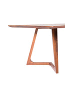 Solid Walnut Rectangular Dining Table | Novi Living Godenza | Oroa.com