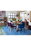 Solid Walnut Rectangular Dining Table | Novi Living Godenza | Oroa.com