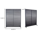 Contract furniture - Wooden Slats Room Divider - www.oroatrade.com