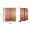 Contract furniture - Wooden Slats Room Divider - www.oroatrade.com