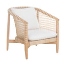 Hospitality furniture -White Weave Outdoor Lounge Chair - www.oroatrade.com